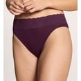 thumbnail image 1 of Women's Calida 21901 Lycra Lace Hi Cut Brief Panties (Dark Violet XS), 1 of 1