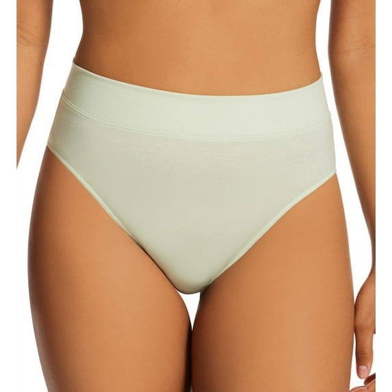 Women's Calida 22030 Elastic Hi Cut Brief Panties (Tender Green L)