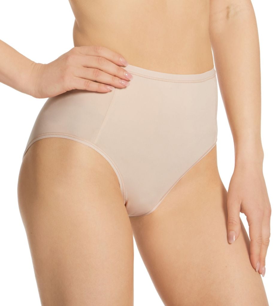 Women's Calida 22538 Eco Sense High Waisted Brief Panty (Rose Teint XS)