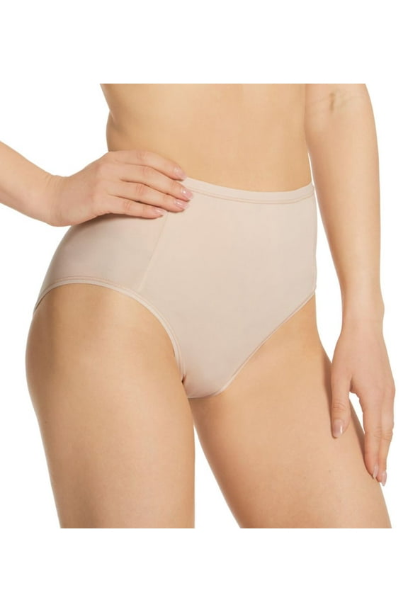 Women's Calida 22538 Eco Sense High Waisted Brief Panty (Rose Teint XS)