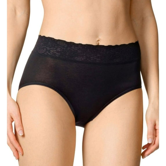 Women's Calida 23907 Lycra Lace Brief Panties (Black L)