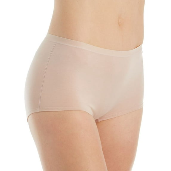 Women's Calida 25175 Natural Comfort Cotton Boyshort Brief Panty (Rose Teint S)