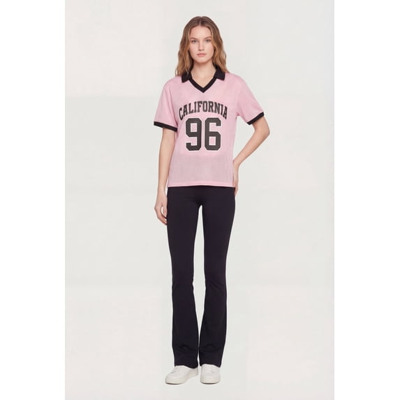 Women's California 96 Collared Graphic Jersey Top