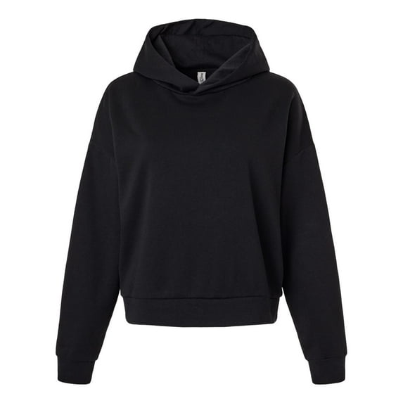 Independent Trading Co. PRM2600 Women's California Wave Wash Sunday Hood-Black-XS