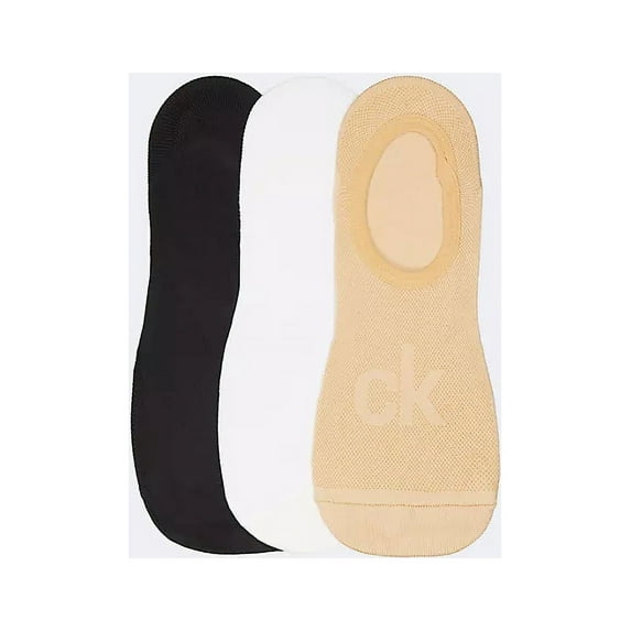 Women's Calvin Klein 3Pk Mesh Liner Socks Color: Neutral Size: N/A