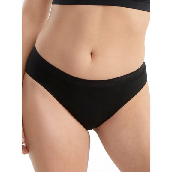 Women's Calvin Klein Bonded Flex Bikini Panty QD3960 Color: Black Size: LARGE