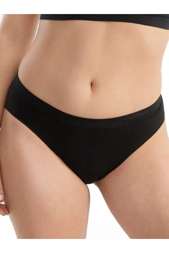 Women's Calvin Klein Bonded Flex Bikini Panty QD3960 Color: Black Size: LARGE