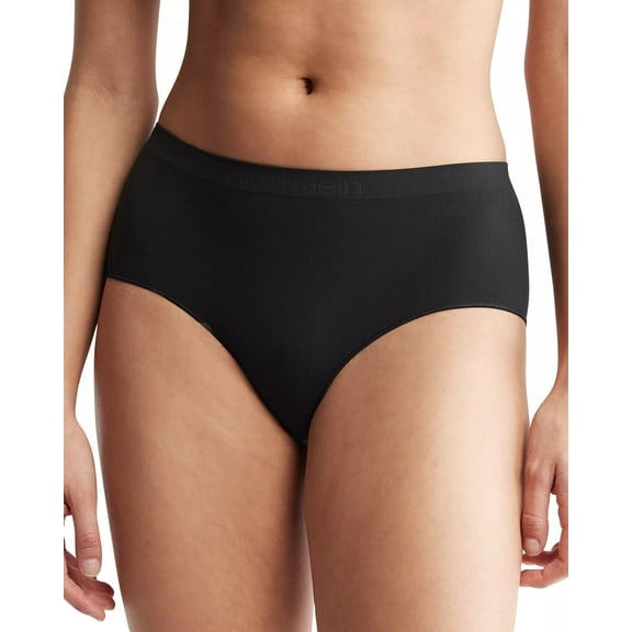 Women's Calvin Klein Bonded Flex Boyshort Panty QD3961 Color: Black Size: X SMALL