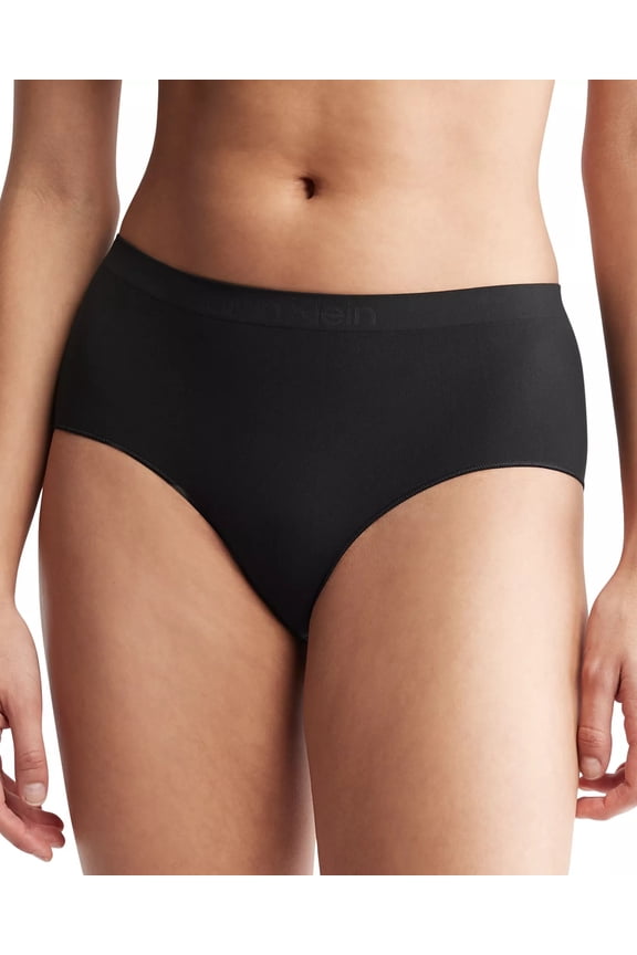 Women's Calvin Klein Bonded Flex Boyshort Panty QD3961 Color: Black Size: X SMALL