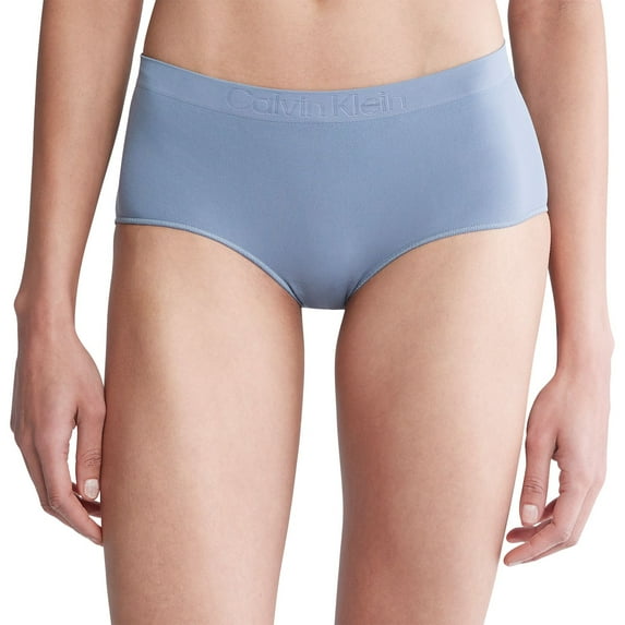 Women's Calvin Klein Bonded Flex Boyshort Panty QD3961 Color: Flint Stone Size: X LARGE