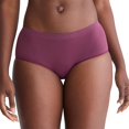 thumbnail image 1 of Women's Calvin Klein Bonded Flex Boyshort Panty QD3961 Color: Mauve Wine Size: X LARGE, 1 of 4