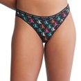 thumbnail image 1 of Women's Calvin Klein CK One Bikini Panty QD3785 Color: Litho Print Size: LARGE, 1 of 3