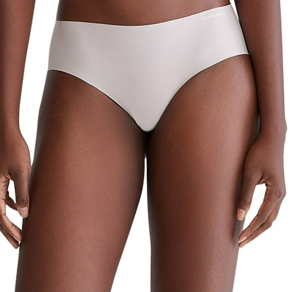 Women's Calvin Klein Invisibles Hipster Panty D3429 Color: Cloud Gray Size: SMALL