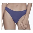 thumbnail image 1 of Women's Calvin Klein Ribbed Thong Purple QD3884 Size XS, 1 of 1