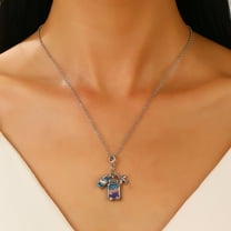 Women's Camera Suitcase Pendant Global Travel Necklace