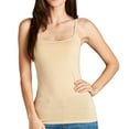 thumbnail image 1 of Women's Cami Built In Shelf Bra Adjustable Spaghetti Strap Tank Top (FAST & FREE SHIPPING), 1 of 2