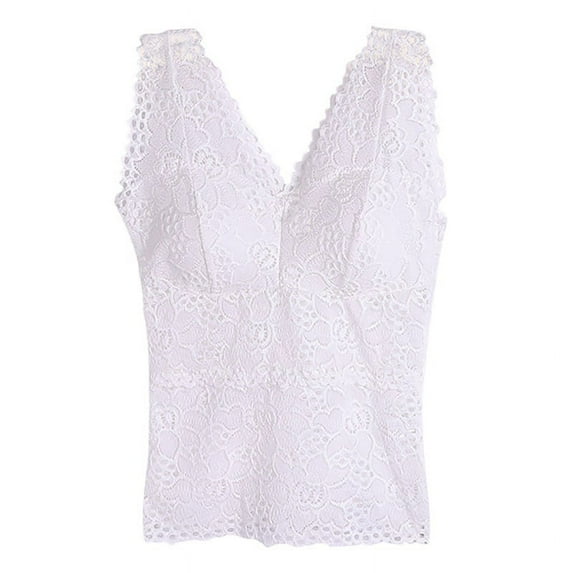Women's Cami Floral Lace Bralette Lingerie