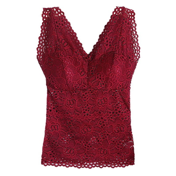 Women's Cami Floral Lace Bralette Lingerie