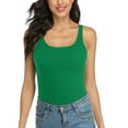 thumbnail image 1 of Women's Camisole Cotton Tank Top with Shelf Bra Adjustable Wide Strap Basic Undershirt, 1 of 5