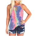 thumbnail image 1 of Women's Camisole Tank Top Leopard Tie-Dye Sleeveless Loose Undershirts, 1 of 4