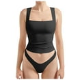 thumbnail image 1 of Women's Camisole Tank Top Shelf Bras Adjustable Spaghetti Strap Basic Layer Undershirts, 1 of 7
