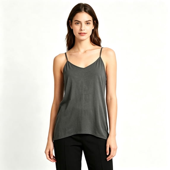 Women's Camisole Tank Tops Spaghetti Strap Sleeveless Basic Cami Top Undershirts