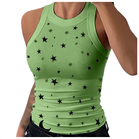 Women's Camisole Tank Tops Swing Vest Ladies Strappy Flared Plus Size Shirt Summer Sleeveless Casual Shirts