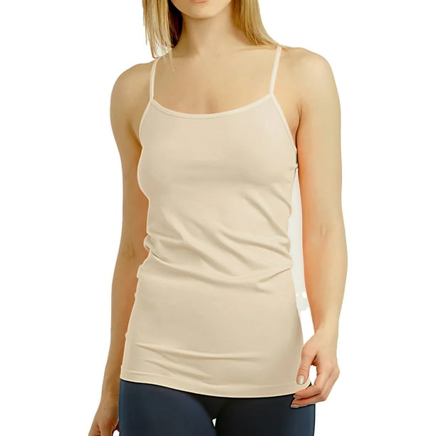 Women's Camisole Tops Undershirts Adjustable Spaghetti Strap