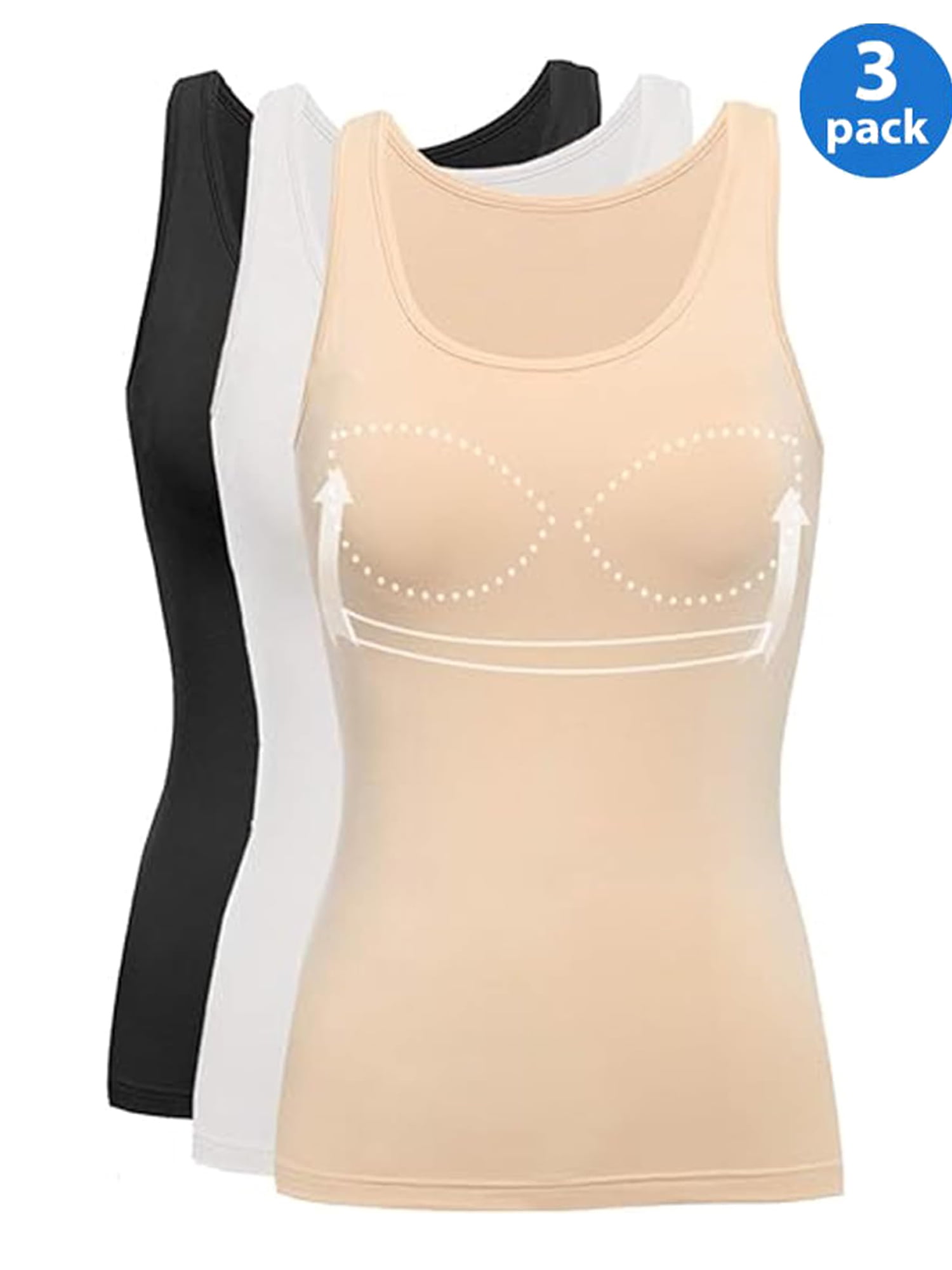 Xysaqa 2023 Women's Summer Spaghetti Strap Cami Tank Tops Xysaqa 2023 Women's Summer Spaghetti Strap Cami Tank Tops