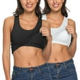 thumbnail image 1 of Women's Camisole with Shelf Bra Tank Tops for Layering Stretch Casual Undershirts Wider Strap, 1 of 5