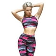 thumbnail image 1 of Women's Camo Activewear Sports Bra, Pink, S, 1 of 4