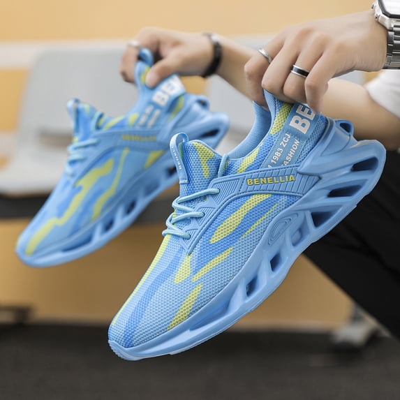 Women's Camo Blade Sole Running Sneakers, Breathable Athletic Shoes for Gym Workout & Running