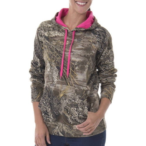 Women's Camo Fleece Pullover Hoodie