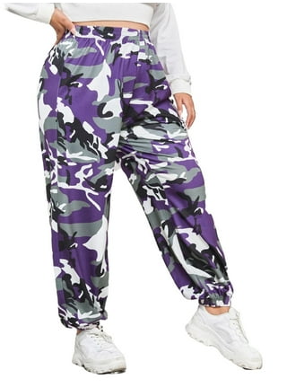 Plus size store camo joggers