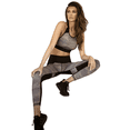 thumbnail image 1 of Women's Camoflage Printed Activewear Leggings - Black Block, M, 1 of 4