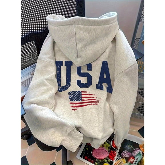 Women's Camouflage Heart Print Drop Shoulder Long Sleeve Casual Loose Hoodie Sweatshirt Fall Cloth For Women