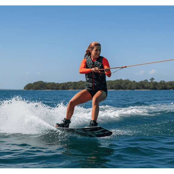 Women’s Camouflage Impact Vest – Water Sports Protective Gear – For Diving, Jet Skiing & Waterskiing