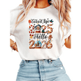 thumbnail image 1 of Women's Candy Cane Goodbye 2025 Hello 2026 T-Shirt Top Festive Treats New Year Graphic Short Sleeve Round Neck White S-5XL, 1 of 5