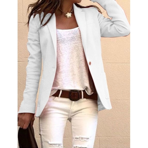 Women's Candy-Colored Long-Sleeved Small Commuter Slim-Fit Slim-Looking Jacket