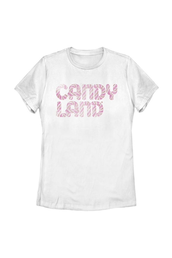 Women's Candy Land Distressed Logo Graphic T-Shirt