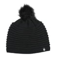 thumbnail image 1 of Women's Cannes Ribbed Hat With Pom Pom, 1 of 7