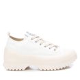 thumbnail image 1 of Women's Canvas Platform Sneakers By XTI_170802_White, 1 of 2