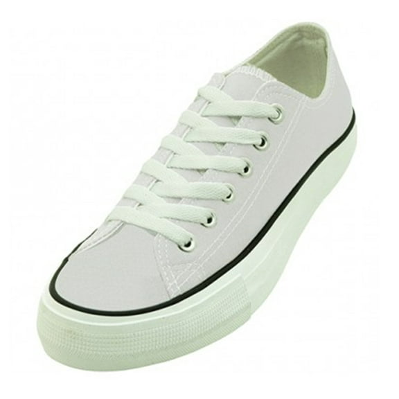 Women's Canvas Sneakers Classic Lace Up Fashion Shoes