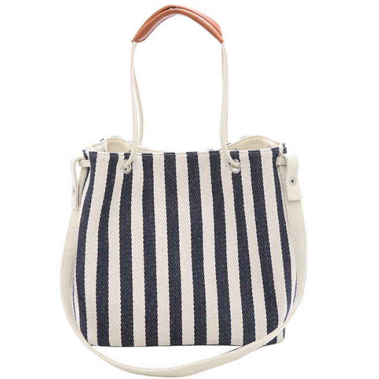 Women's Canvas Summer Tote Bags Small Medium Beach Bag Shoulder