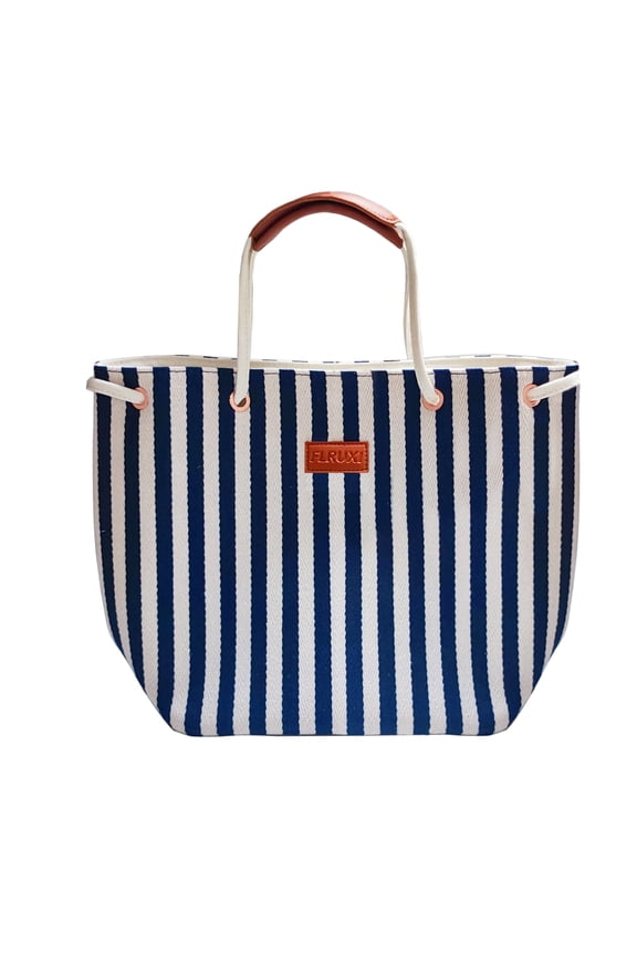 Women's Canvas Tote Bags, Medium Striped Beach Tote Bag for Holiday Travel Shopping Beach Gym Daily work