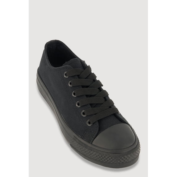 Women's Cap Toe Low Top Lace Up Sneakers
