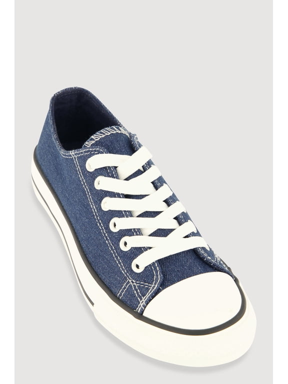 Women's Cap Toe Low Top Sneakers
