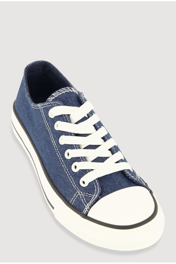 Women's Cap Toe Low Top Sneakers
