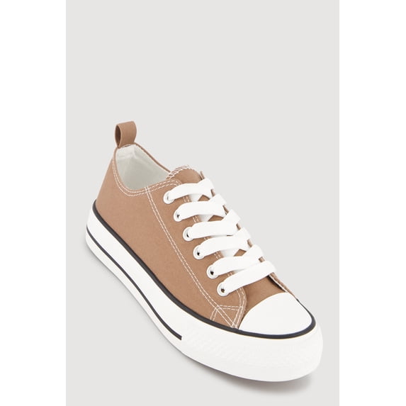 Women's Cap Toe Low Top Sneakers