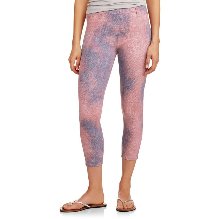 Women s Capri Length Knit Color Jegging Walmart